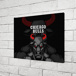 Холст прямоугольный CHICAGO BULLS ЯРОСТНЫЙ БЫК, цвет: 3D-принт — фото 2