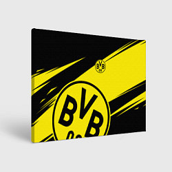 Холст прямоугольный BORUSSIA BVB 09 LOGO, цвет: 3D-принт