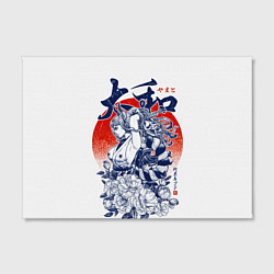 Холст прямоугольный Ямато девушка самурай Ван Пис, цвет: 3D-принт — фото 2