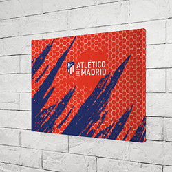 Холст прямоугольный Atletico Madrid: Football Club, цвет: 3D-принт — фото 2