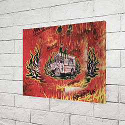 Холст прямоугольный Танцуй В Моем Неоне ЛСП Фараон, цвет: 3D-принт — фото 2