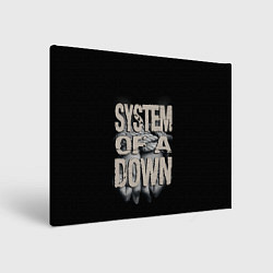 Холст прямоугольный System of a Down, цвет: 3D-принт