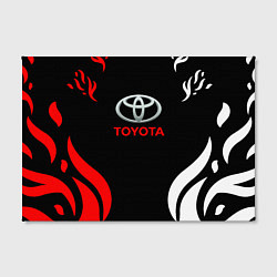 Холст прямоугольный Автомобиль Toyota, цвет: 3D-принт — фото 2
