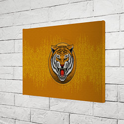 Холст прямоугольный Голова свирепого тигра, цвет: 3D-принт — фото 2