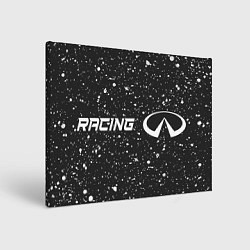 Холст прямоугольный Инфинити - Racing, цвет: 3D-принт