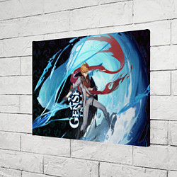 Холст прямоугольный ТАРТАЛЬЯ, GENSHIN IMPACT ГЕНШИН ИМПАКТ, цвет: 3D-принт — фото 2