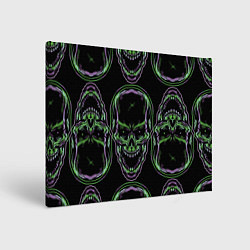 Холст прямоугольный Skulls vanguard pattern 2077, цвет: 3D-принт