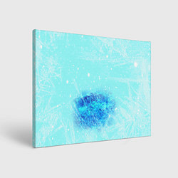 Холст прямоугольный Под слоем льда, цвет: 3D-принт