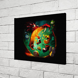 Холст прямоугольный Rayman Legend, цвет: 3D-принт — фото 2