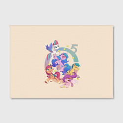 Холст прямоугольный G5 My Little Pony, цвет: 3D-принт — фото 2
