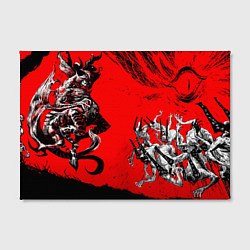 Холст прямоугольный Warhammer demons, цвет: 3D-принт — фото 2