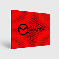 Холст прямоугольный МАЗДА Mazda Космос, цвет: 3D-принт