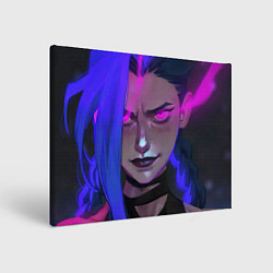 Холст прямоугольный League Of Legends Arcane ДЖИНКС Jinx Powder, цвет: 3D-принт