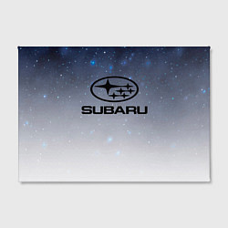 Холст прямоугольный SUBARU авто, супер, цвет: 3D-принт — фото 2