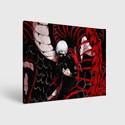 Холст прямоугольный Токийский Гуль Красный Змей Tokyo Ghoul Snake, цвет: 3D-принт