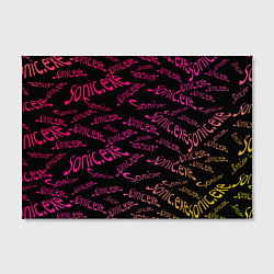 Холст прямоугольный Sonic Exe Игра, цвет: 3D-принт — фото 2