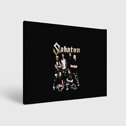 Холст прямоугольный SABATON САБАТОН, цвет: 3D-принт