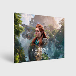 Холст прямоугольный Охотница Элой, цвет: 3D-принт