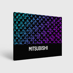 Холст прямоугольный MITSUBISHI NEON PATTERN, цвет: 3D-принт
