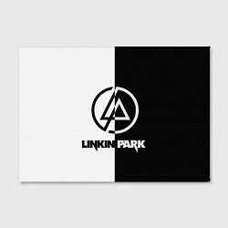 Холст прямоугольный Linkin Park ЧБ, цвет: 3D-принт — фото 2
