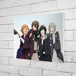 Холст прямоугольный Bungo Stray Dogs art, цвет: 3D-принт — фото 2