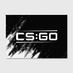Холст прямоугольный CS GO Краска, цвет: 3D-принт — фото 2