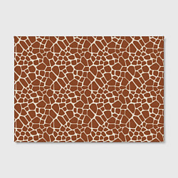 Холст прямоугольный Шкура Жирафа - Giraffe, цвет: 3D-принт — фото 2