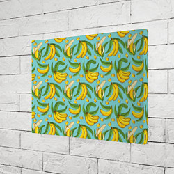Холст прямоугольный Banana pattern Summer Fashion 2022, цвет: 3D-принт — фото 2