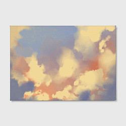 Холст прямоугольный Облачное небо на закате, цвет: 3D-принт — фото 2