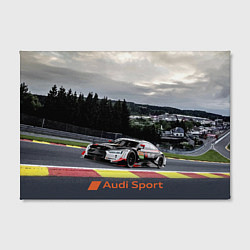 Холст прямоугольный Audi Sport Racing team Ауди Спорт Гоночная команда, цвет: 3D-принт — фото 2