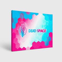 Холст прямоугольный Dead Space Neon Gradient, цвет: 3D-принт