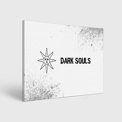 Холст прямоугольный Dark Souls Glitch на светлом фоне, цвет: 3D-принт