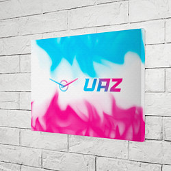 Холст прямоугольный UAZ Neon Gradient, цвет: 3D-принт — фото 2