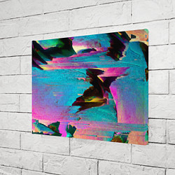 Холст прямоугольный Multicolored vanguard glitch, цвет: 3D-принт — фото 2