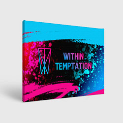 Картина прямоугольная Within Temptation Neon Gradient
