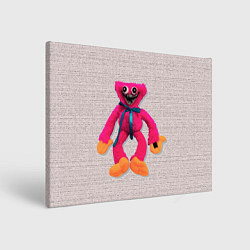 Холст прямоугольный Киси Миси объёмная игрушка - Kissy Missy, цвет: 3D-принт