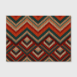 Холст прямоугольный Вязаная ткань - текстура, цвет: 3D-принт — фото 2