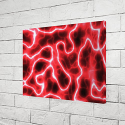 Холст прямоугольный Огненный камуфляж, цвет: 3D-принт — фото 2