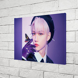 Холст прямоугольный Stray Kids 2nd World Tour Maniac Felix, цвет: 3D-принт — фото 2