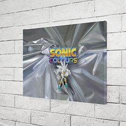 Холст прямоугольный Silver Hedgehog - Sonic - Video Game, цвет: 3D-принт — фото 2