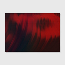 Холст прямоугольный Красные абстрактные волны во тьме, цвет: 3D-принт — фото 2