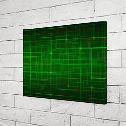 Холст прямоугольный Нейросеть - текстура, цвет: 3D-принт — фото 2