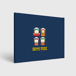 Холст прямоугольный South park космонавты, цвет: 3D-принт