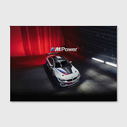 Холст прямоугольный BMW M4 GT4 - Motorsport, цвет: 3D-принт — фото 2