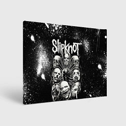 Холст прямоугольный Slipknot Black, цвет: 3D-принт