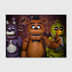 Холст прямоугольный Five Nights аt Frеddys, цвет: 3D-принт — фото 2