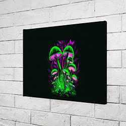 Холст прямоугольный Фантастические кислотные грибы, цвет: 3D-принт — фото 2