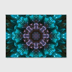 Холст прямоугольный Космический сайфай цветок, цвет: 3D-принт — фото 2