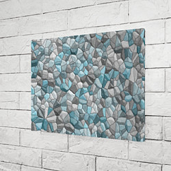 Холст прямоугольный Мозаика из цветных камней, цвет: 3D-принт — фото 2