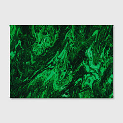 Холст прямоугольный Зелёные краски во тьме, цвет: 3D-принт — фото 2